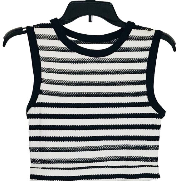 Silence + Noise UO Striped Fit & Flare Dress S - Picture 3 of 7